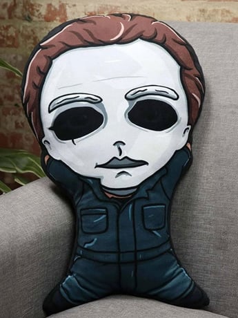Halloween Michael Myers-Shaped Plush Pillow Gallery Image 2