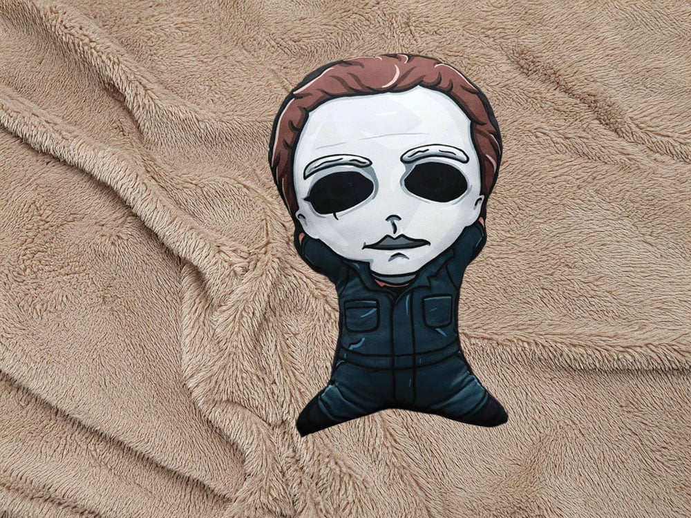 Halloween Michael Myers-Shaped Plush Pillow Gallery Image 3