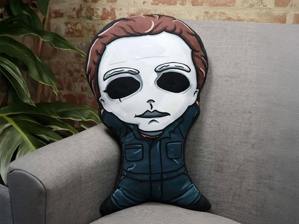 Halloween Michael Myers-Shaped Plush Pillow Gallery Image 1