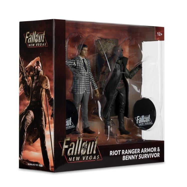 Fallout: New Vegas Riot Ranger Armor & Benny Survivor Action Figure Two-Pack Gallery Image 10