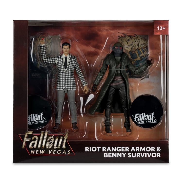Fallout: New Vegas Riot Ranger Armor & Benny Survivor Action Figure Two-Pack Gallery Image 9