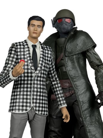 Fallout: New Vegas Riot Ranger Armor & Benny Survivor Action Figure Two-Pack Gallery Image 2