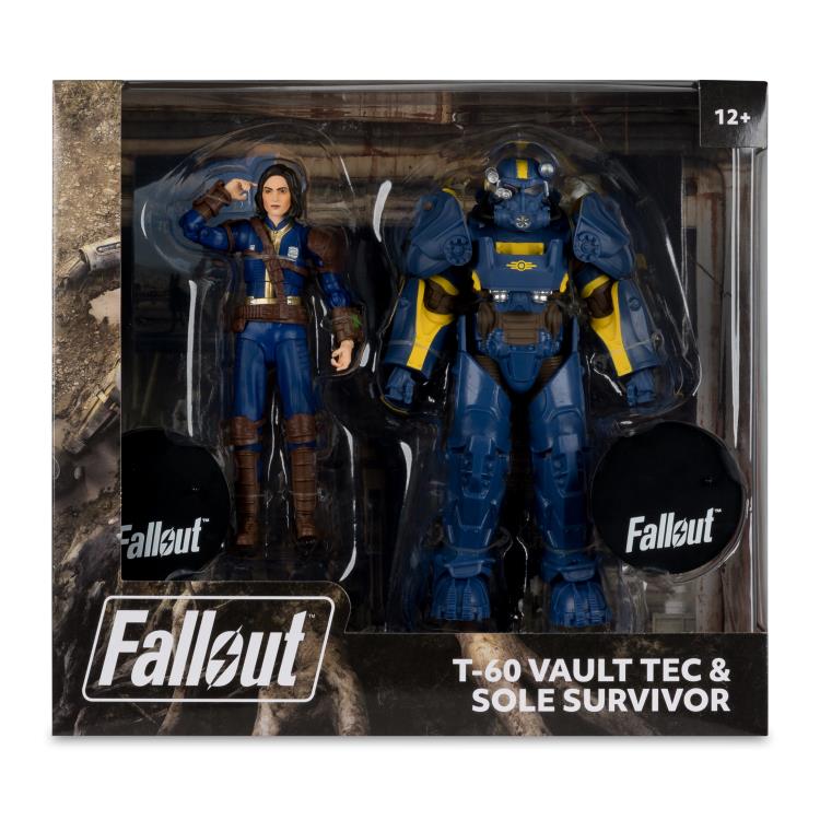 Fallout 4 T-60 Vault Tec & Sole Survivor Action Figure Two-Pack Gallery Image 9