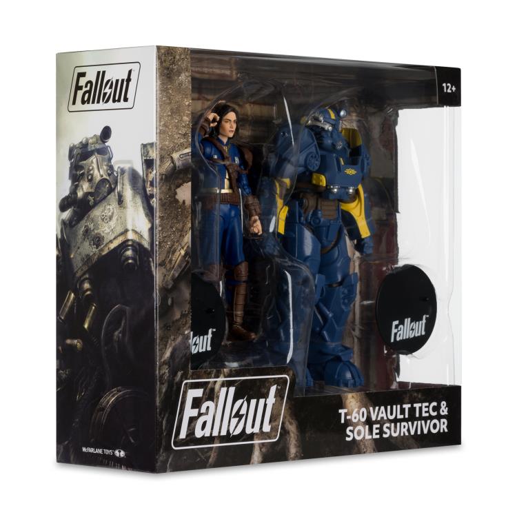 Fallout 4 T-60 Vault Tec & Sole Survivor Action Figure Two-Pack Gallery Image 10