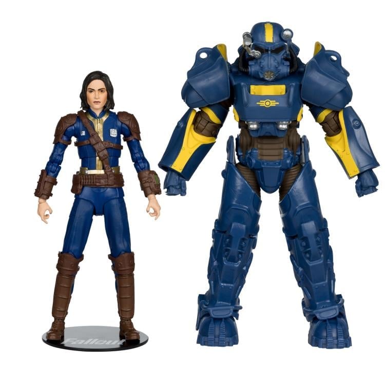 Fallout 4 T-60 Vault Tec & Sole Survivor Action Figure Two-Pack Gallery Image 6