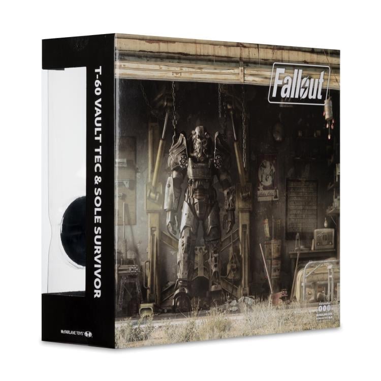 Fallout 4 T-60 Vault Tec & Sole Survivor Action Figure Two-Pack Gallery Image 11