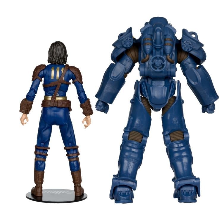 Fallout 4 T-60 Vault Tec & Sole Survivor Action Figure Two-Pack Gallery Image 7