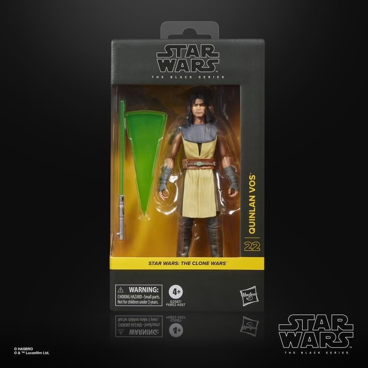 Star Wars: The Black Series Quinlan Vos (The Clone Wars) Action Figure Gallery Image 6