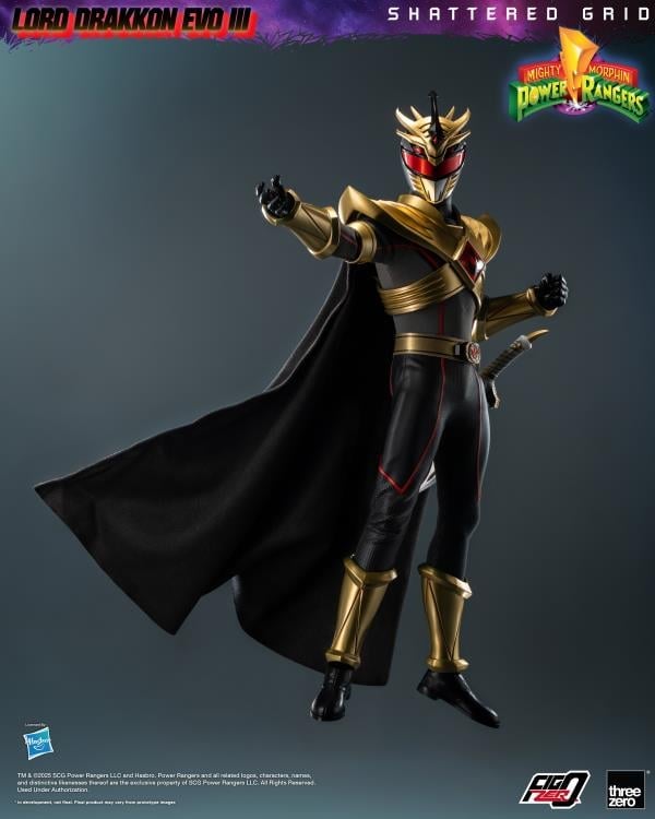Mighty Morphin Power Rangers: Shattered Grid FigZero Lord Drakkon (Evo III Ver.) 1/6 Scale Action Figure Gallery Image 7
