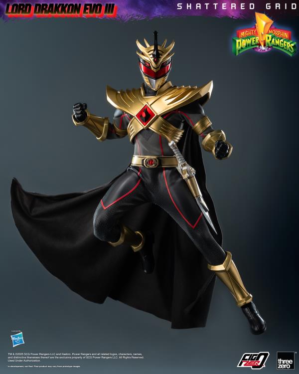 Mighty Morphin Power Rangers: Shattered Grid FigZero Lord Drakkon (Evo III Ver.) 1/6 Scale Action Figure Gallery Image 5