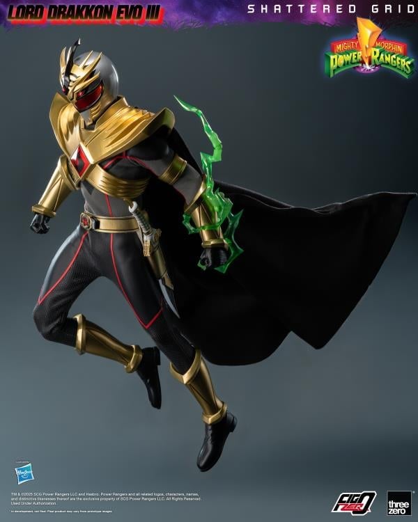 Mighty Morphin Power Rangers: Shattered Grid FigZero Lord Drakkon (Evo III Ver.) 1/6 Scale Action Figure Gallery Image 9