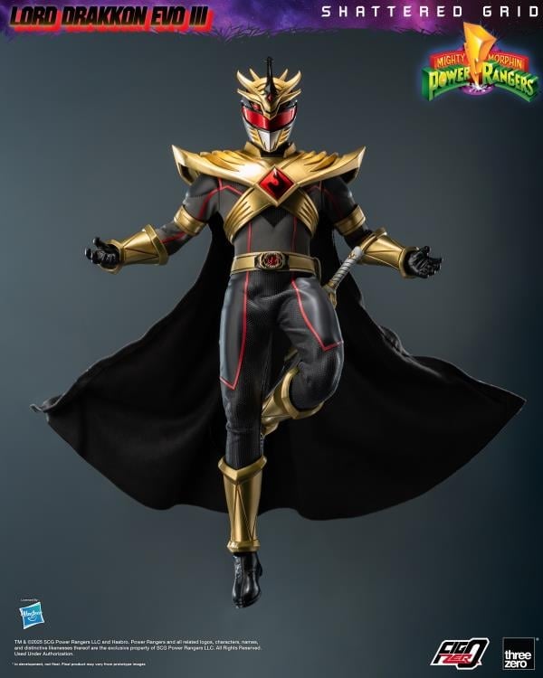 Mighty Morphin Power Rangers: Shattered Grid FigZero Lord Drakkon (Evo III Ver.) 1/6 Scale Action Figure Gallery Image 6