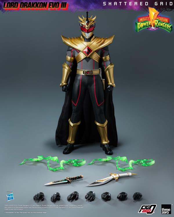 Mighty Morphin Power Rangers: Shattered Grid FigZero Lord Drakkon (Evo III Ver.) 1/6 Scale Action Figure Gallery Image 16