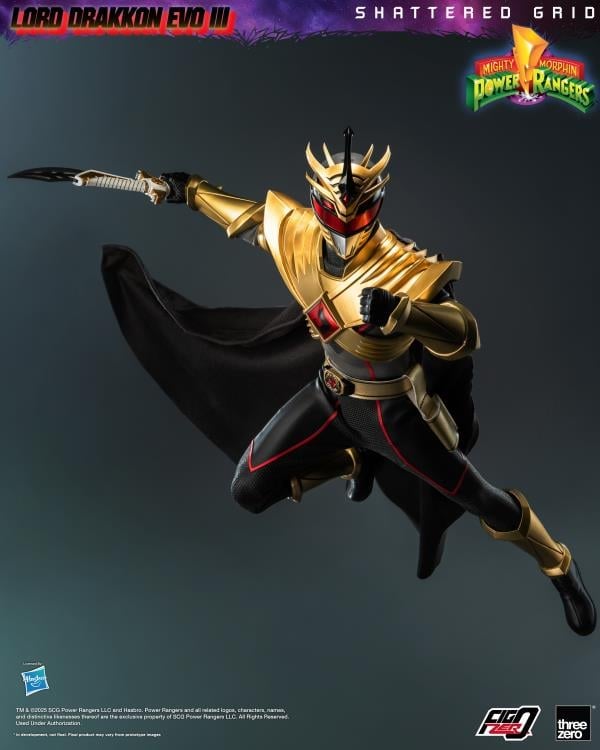 Mighty Morphin Power Rangers: Shattered Grid FigZero Lord Drakkon (Evo III Ver.) 1/6 Scale Action Figure Gallery Image 12