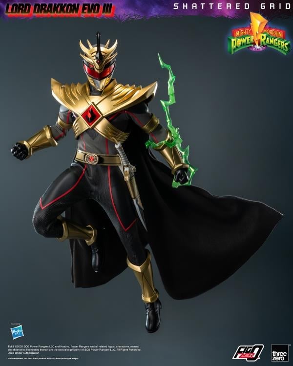 Mighty Morphin Power Rangers: Shattered Grid FigZero Lord Drakkon (Evo III Ver.) 1/6 Scale Action Figure Gallery Image 10