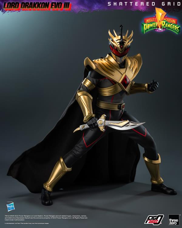 Mighty Morphin Power Rangers: Shattered Grid FigZero Lord Drakkon (Evo III Ver.) 1/6 Scale Action Figure Gallery Image 11