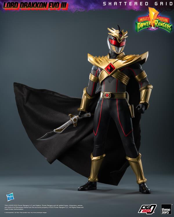 Mighty Morphin Power Rangers: Shattered Grid FigZero Lord Drakkon (Evo III Ver.) 1/6 Scale Action Figure Gallery Image 4