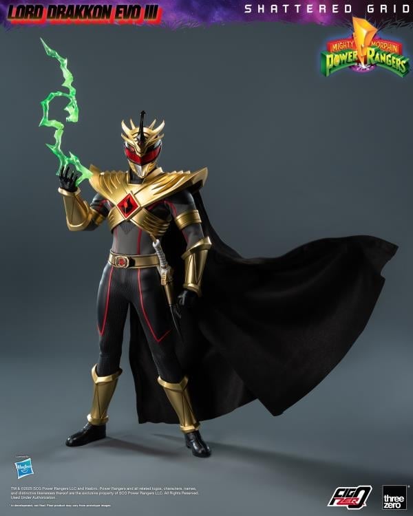 Mighty Morphin Power Rangers: Shattered Grid FigZero Lord Drakkon (Evo III Ver.) 1/6 Scale Action Figure Gallery Image 3