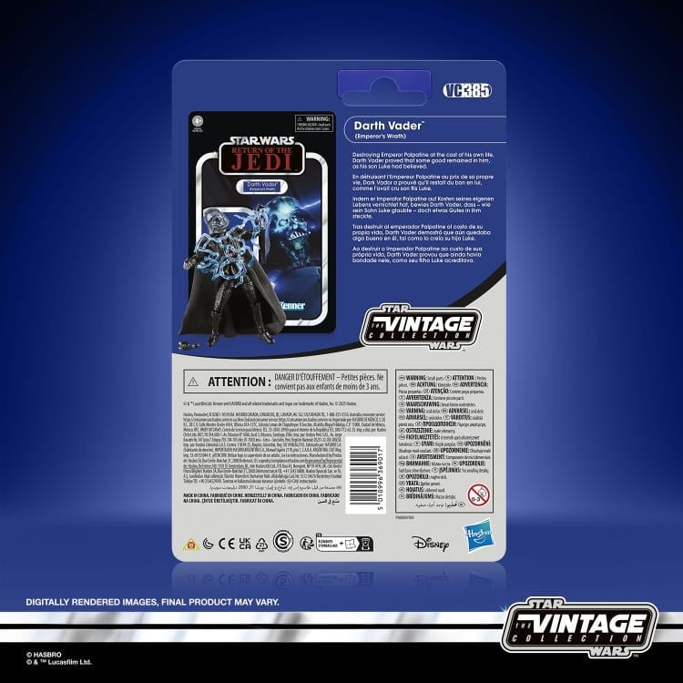 Star Wars: The Vintage Collection Darth Vader (Emperor's Wrath) (Return of the Jedi) Action Figure Gallery Image 10