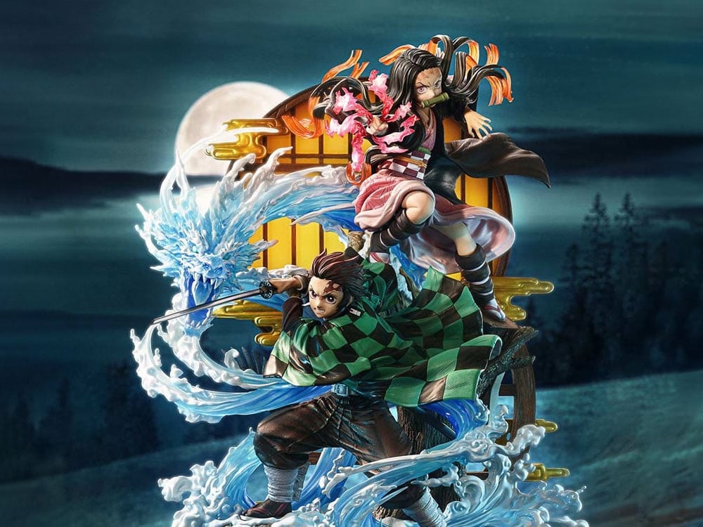 Demon Slayer: Kimetsu no Yaiba Concept Masterline Tanjiro Kamado & Nezuko Kamado (Ultimate Ver.) 1/6 Scale Statue Gallery Image 1
