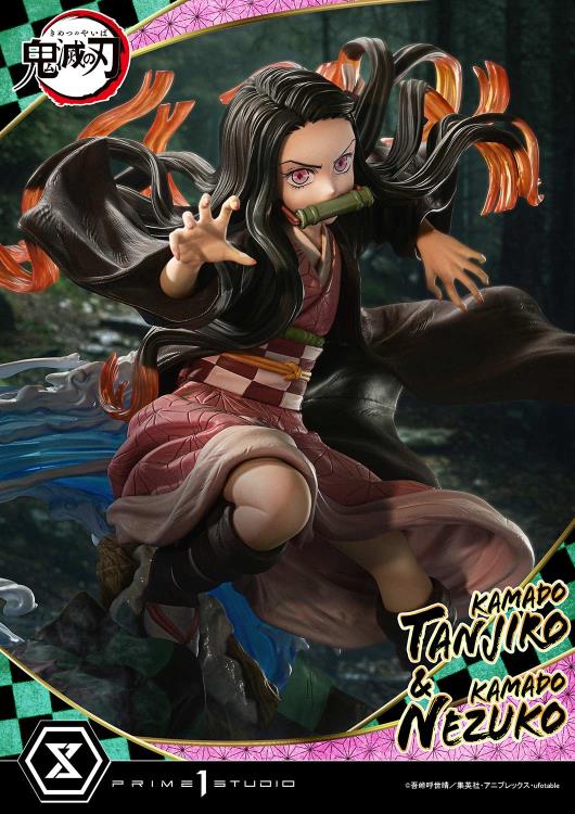 Demon Slayer: Kimetsu no Yaiba Concept Masterline Tanjiro Kamado & Nezuko Kamado (Ultimate Ver.) 1/6 Scale Statue Gallery Image 15