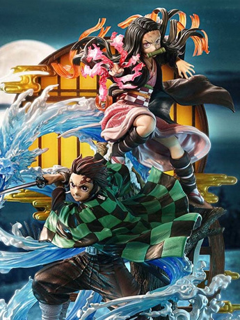 Demon Slayer: Kimetsu no Yaiba Concept Masterline Tanjiro Kamado & Nezuko Kamado (Ultimate Ver.) 1/6 Scale Statue Gallery Image 2
