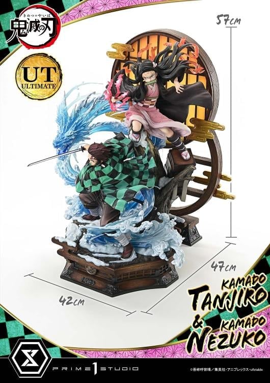 Demon Slayer: Kimetsu no Yaiba Concept Masterline Tanjiro Kamado & Nezuko Kamado (Ultimate Ver.) 1/6 Scale Statue Gallery Image 21