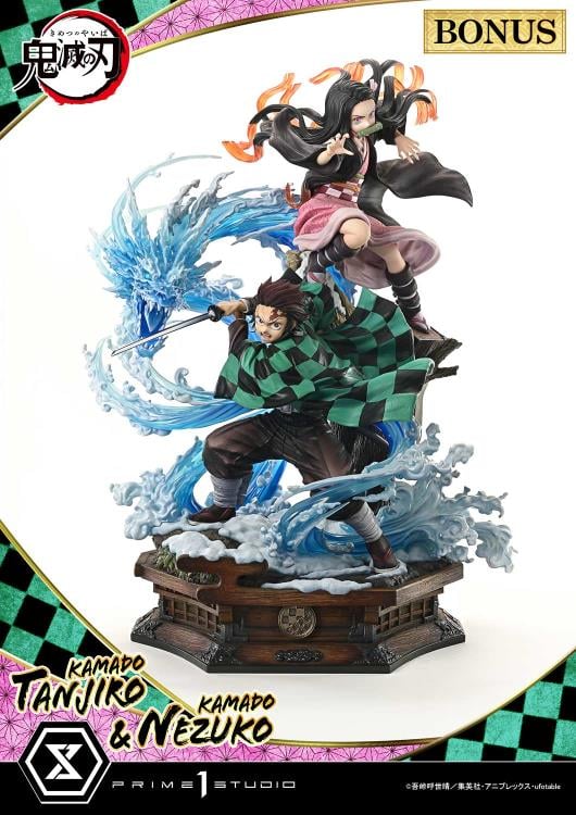Demon Slayer: Kimetsu no Yaiba Concept Masterline Tanjiro Kamado & Nezuko Kamado (Ultimate Bonus Ver.) 1/6 Scale Limited Edition Statue Gallery Image 35