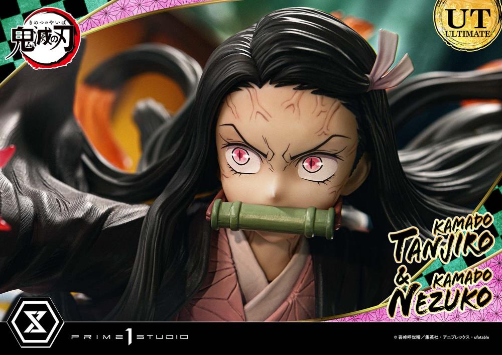 Demon Slayer: Kimetsu no Yaiba Concept Masterline Tanjiro Kamado & Nezuko Kamado (Ultimate Bonus Ver.) 1/6 Scale Limited Edition Statue Gallery Image 16