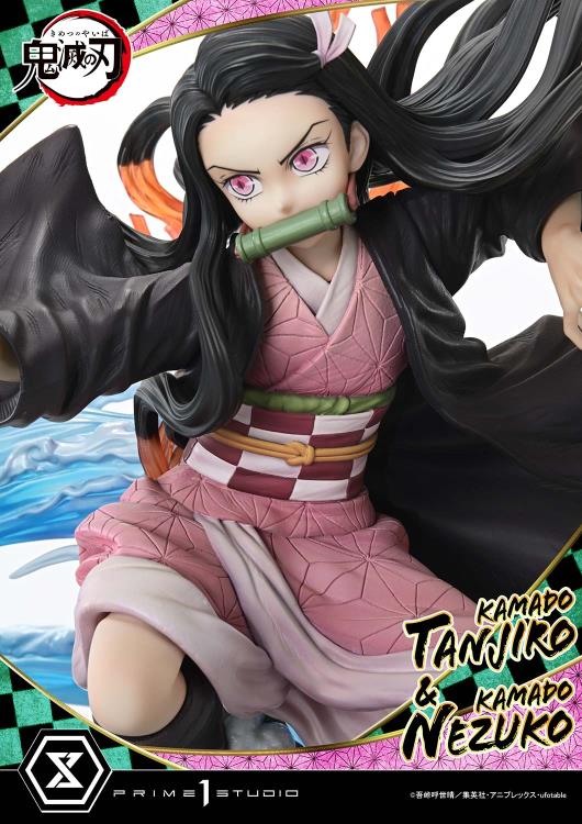 Demon Slayer: Kimetsu no Yaiba Concept Masterline Tanjiro Kamado & Nezuko Kamado (Ultimate Bonus Ver.) 1/6 Scale Limited Edition Statue Gallery Image 22