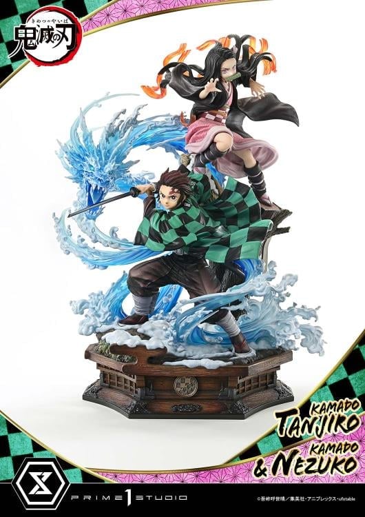 Demon Slayer: Kimetsu no Yaiba Concept Masterline Tanjiro Kamado & Nezuko Kamado (Ultimate Bonus Ver.) 1/6 Scale Limited Edition Statue Gallery Image 37