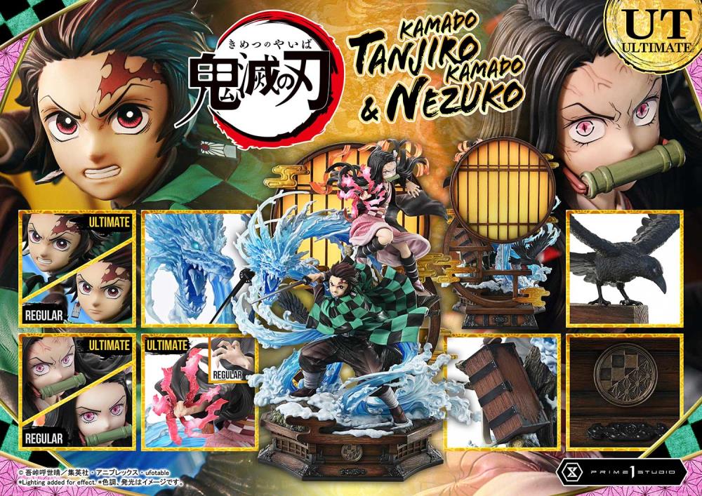 Demon Slayer: Kimetsu no Yaiba Concept Masterline Tanjiro Kamado & Nezuko Kamado (Ultimate Bonus Ver.) 1/6 Scale Limited Edition Statue Gallery Image 56
