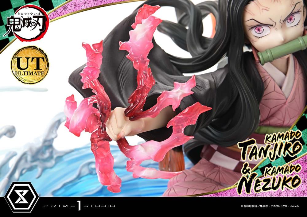 Demon Slayer: Kimetsu no Yaiba Concept Masterline Tanjiro Kamado & Nezuko Kamado (Ultimate Bonus Ver.) 1/6 Scale Limited Edition Statue Gallery Image 39