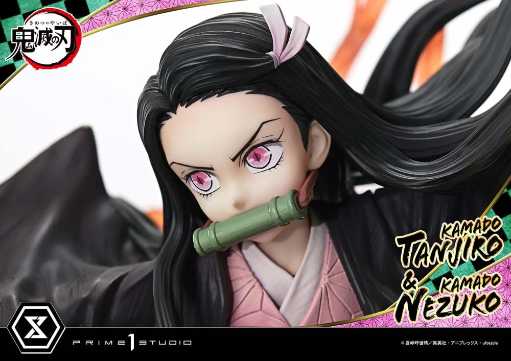 Demon Slayer: Kimetsu no Yaiba Concept Masterline Tanjiro Kamado & Nezuko Kamado (Ultimate Bonus Ver.) 1/6 Scale Limited Edition Statue Gallery Image 48