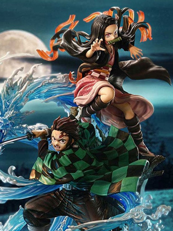 Demon Slayer: Kimetsu no Yaiba Concept Masterline Tanjiro Kamado & Nezuko Kamado (Ultimate Bonus Ver.) 1/6 Scale Limited Edition Statue Gallery Image 2
