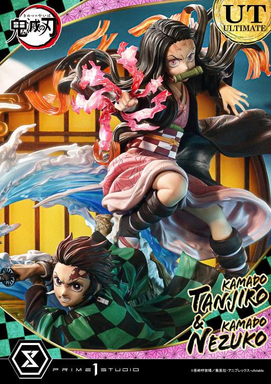 Demon Slayer: Kimetsu no Yaiba Concept Masterline Tanjiro Kamado & Nezuko Kamado (Ultimate Bonus Ver.) 1/6 Scale Limited Edition Statue Gallery Image 11