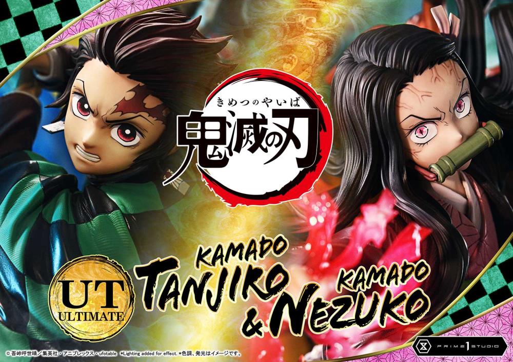 Demon Slayer: Kimetsu no Yaiba Concept Masterline Tanjiro Kamado & Nezuko Kamado (Ultimate Bonus Ver.) 1/6 Scale Limited Edition Statue Gallery Image 3