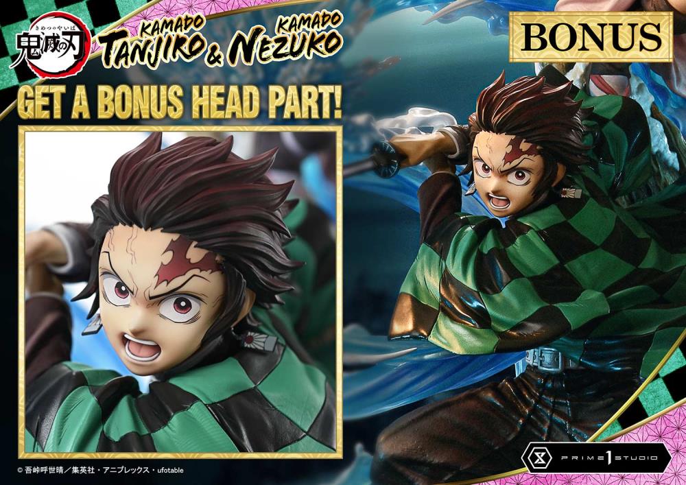 Demon Slayer: Kimetsu no Yaiba Concept Masterline Tanjiro Kamado & Nezuko Kamado (Ultimate Bonus Ver.) 1/6 Scale Limited Edition Statue Gallery Image 4