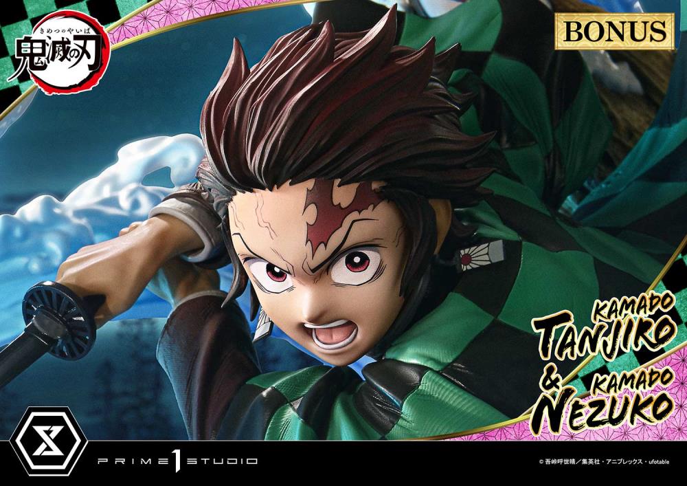 Demon Slayer: Kimetsu no Yaiba Concept Masterline Tanjiro Kamado & Nezuko Kamado (Ultimate Bonus Ver.) 1/6 Scale Limited Edition Statue Gallery Image 7