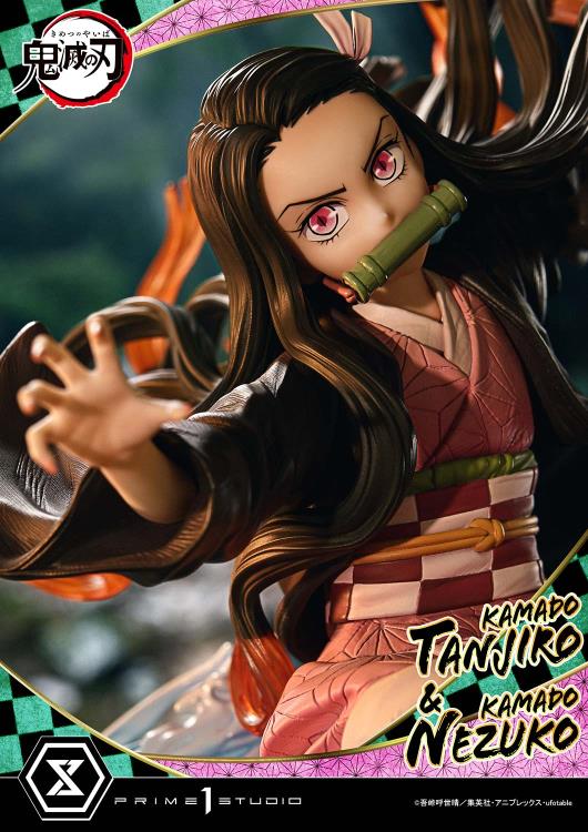 Demon Slayer: Kimetsu no Yaiba Concept Masterline Tanjiro Kamado & Nezuko Kamado (Ultimate Bonus Ver.) 1/6 Scale Limited Edition Statue Gallery Image 13