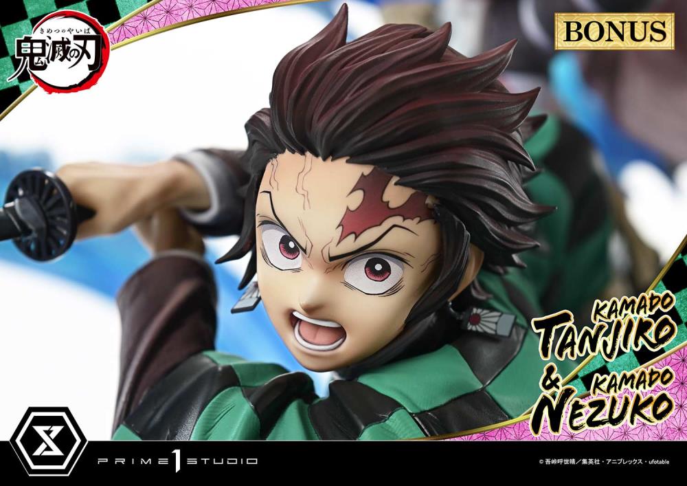 Demon Slayer: Kimetsu no Yaiba Concept Masterline Tanjiro Kamado & Nezuko Kamado (Ultimate Bonus Ver.) 1/6 Scale Limited Edition Statue Gallery Image 28