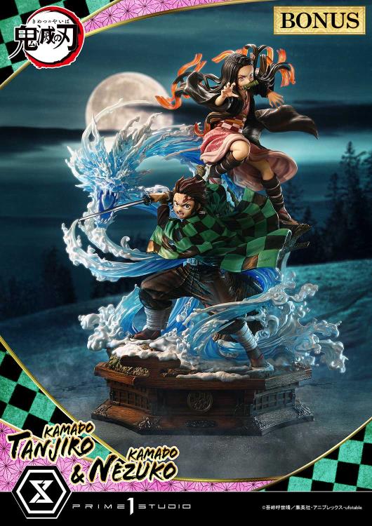 Demon Slayer: Kimetsu no Yaiba Concept Masterline Tanjiro Kamado & Nezuko Kamado (Ultimate Bonus Ver.) 1/6 Scale Limited Edition Statue Gallery Image 5