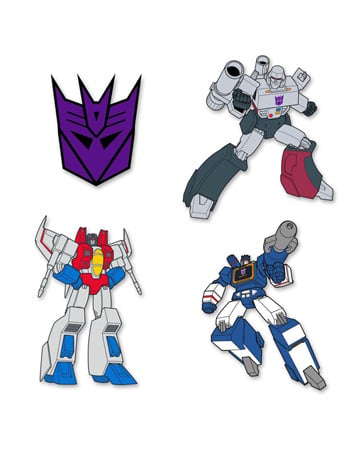 Transformers Decepticons Pin Set Gallery Image 2