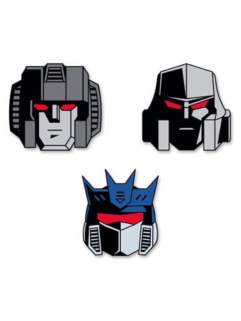 Transformers Decepticons Heads Pin Set Gallery Image 2