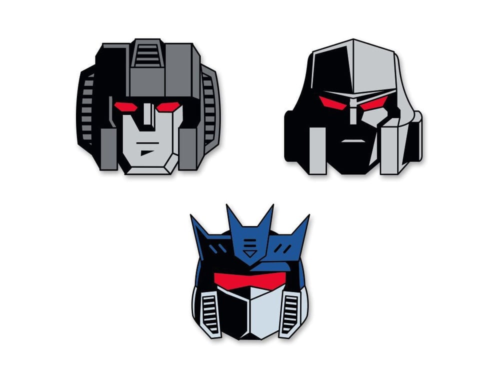 Transformers Decepticons Heads Pin Set Gallery Image 1