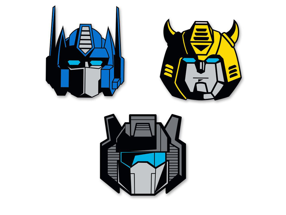 Transformers Autobots Heads Pin Set Gallery Image 1