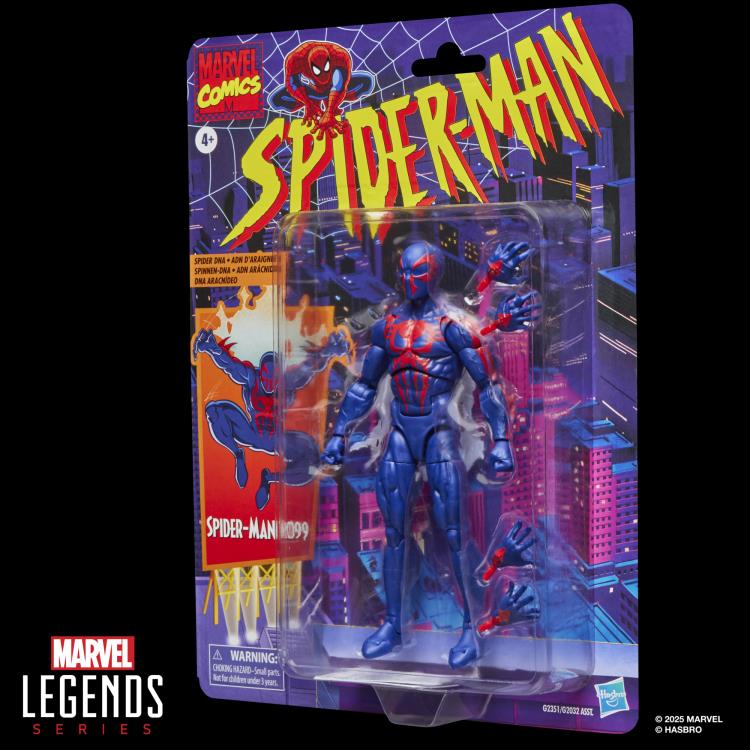Spider-Man Marvel Legends Retro Collection Spider-Man 2099 Action