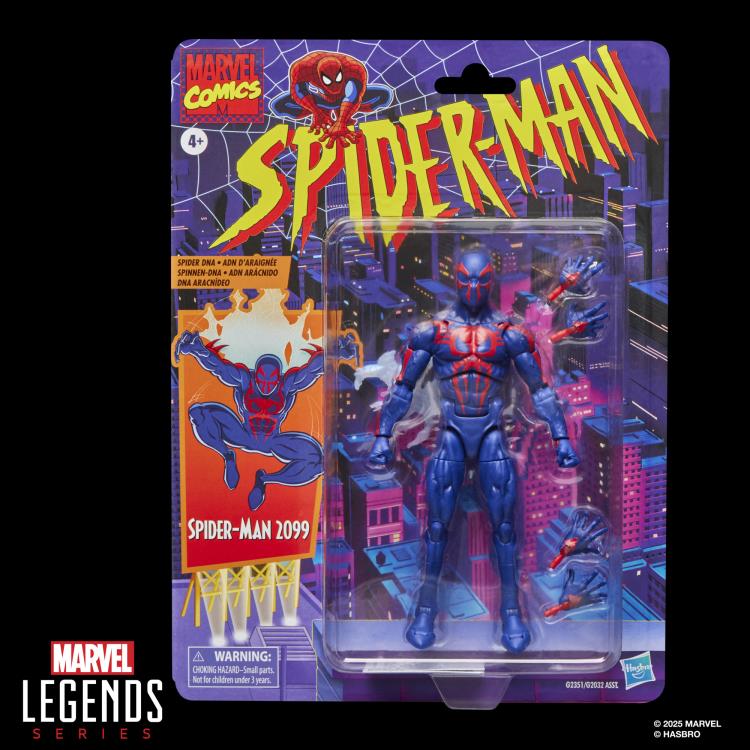 Spider-Man Marvel Legends Retro Collection Spider-Man 2099 Action Figure Gallery Image 11