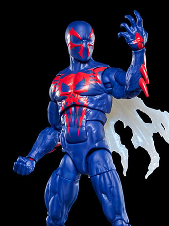 Spider-Man Marvel Legends Retro Collection Spider-Man 2099 Action Figure Gallery Image 2