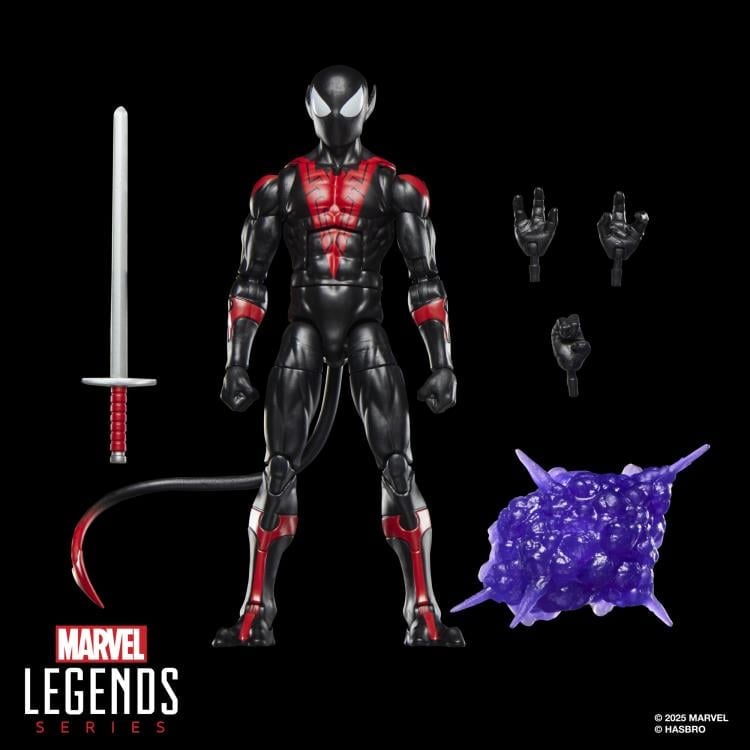 Spider-Man Marvel Legends Retro Collection Spider-Man (Nightcrawler) Action Figure Gallery Image 9